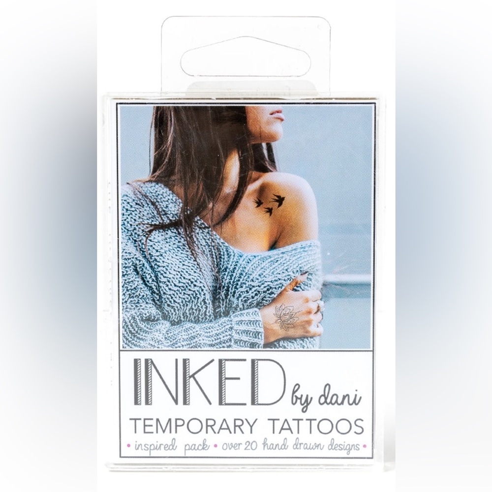 Inked by Dani Temporary Tattoos Set